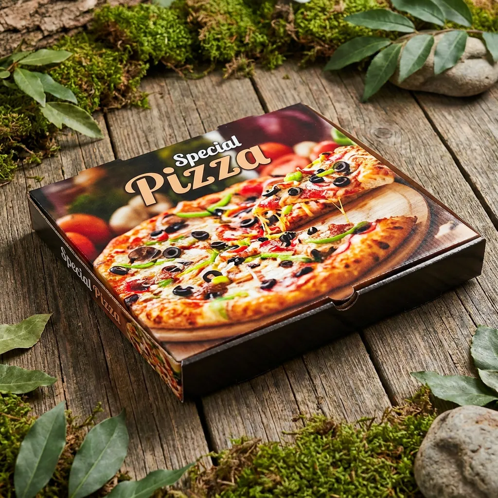 ZPZK-001 Special Pizza Kutusu — Tam Renkli Baskılı